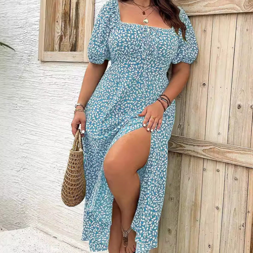 AVENNA™ – Comfy Elegant Summer Slit Dress