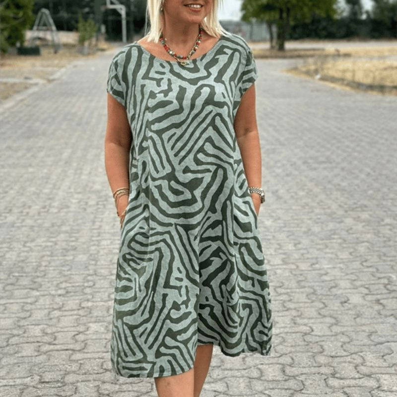 AVANILLE™ | Round Neck Summer Dress