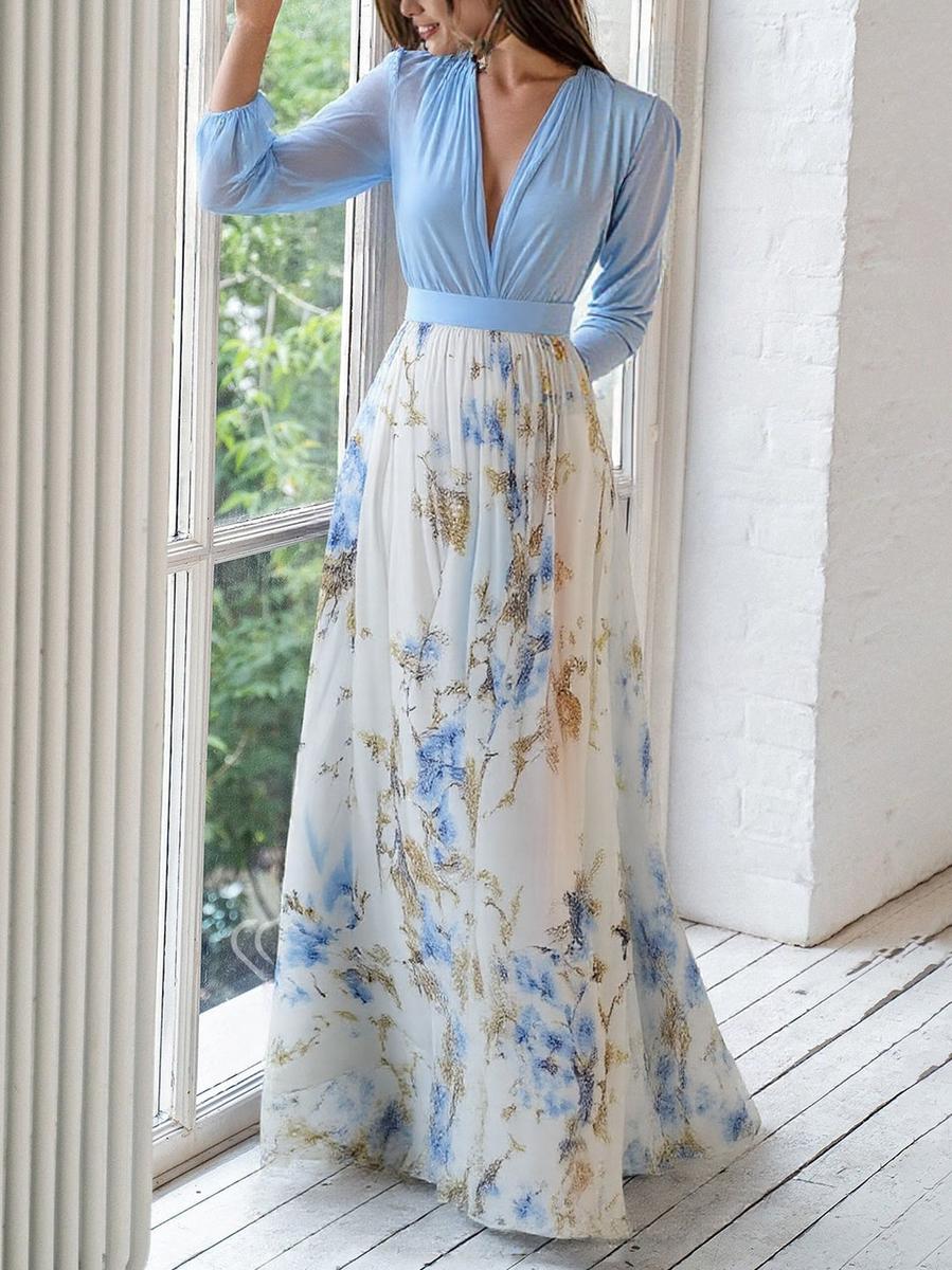 FIONA™ |  Beautiful Maxi Dress with Floral Print