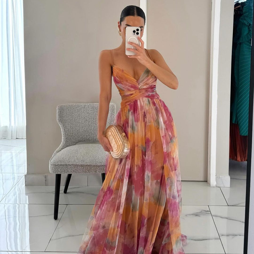 MADELINE™ | Floral Maxi Dress for Effortless Elegance