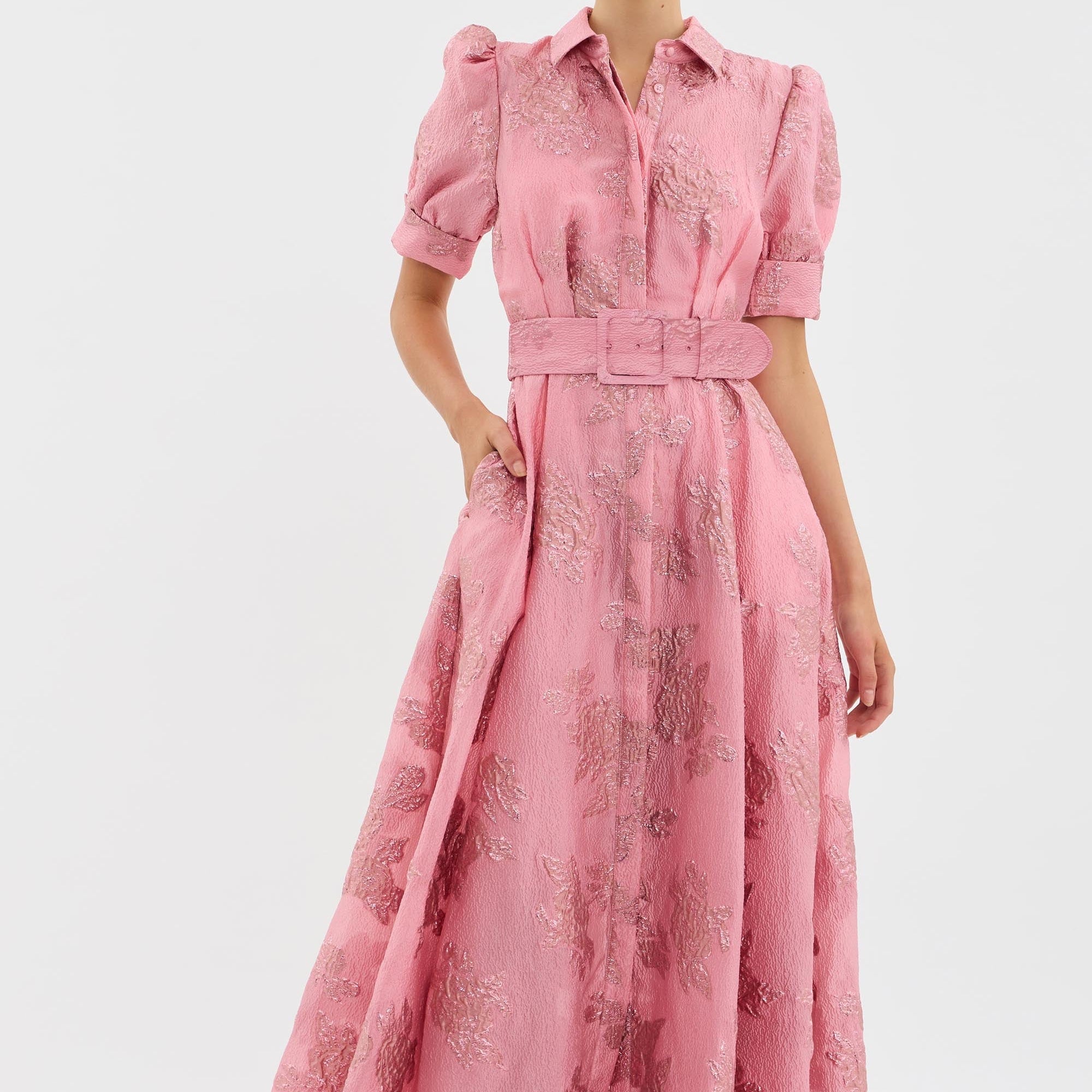 ARIA™ | Dress with Short Puff Sleeves