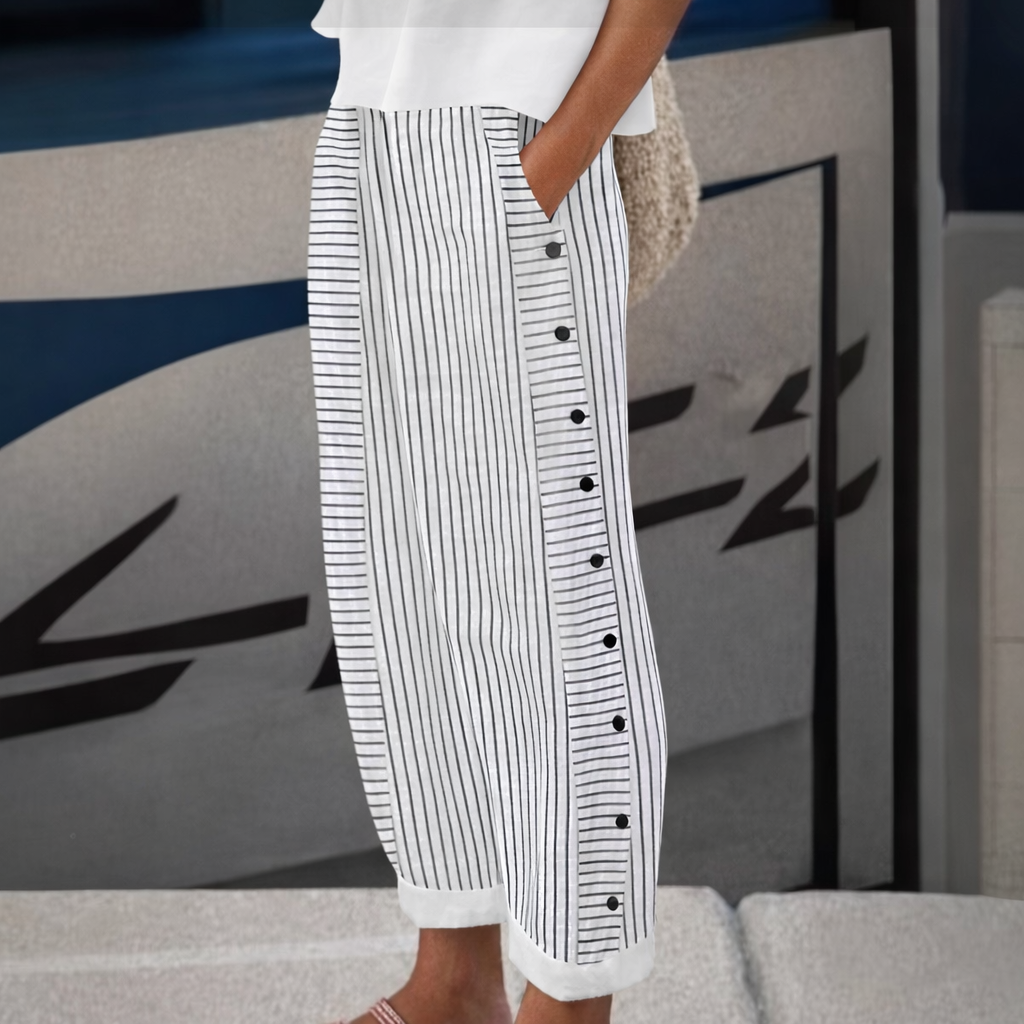 REA™ | Comfortable Striped Casual Pants