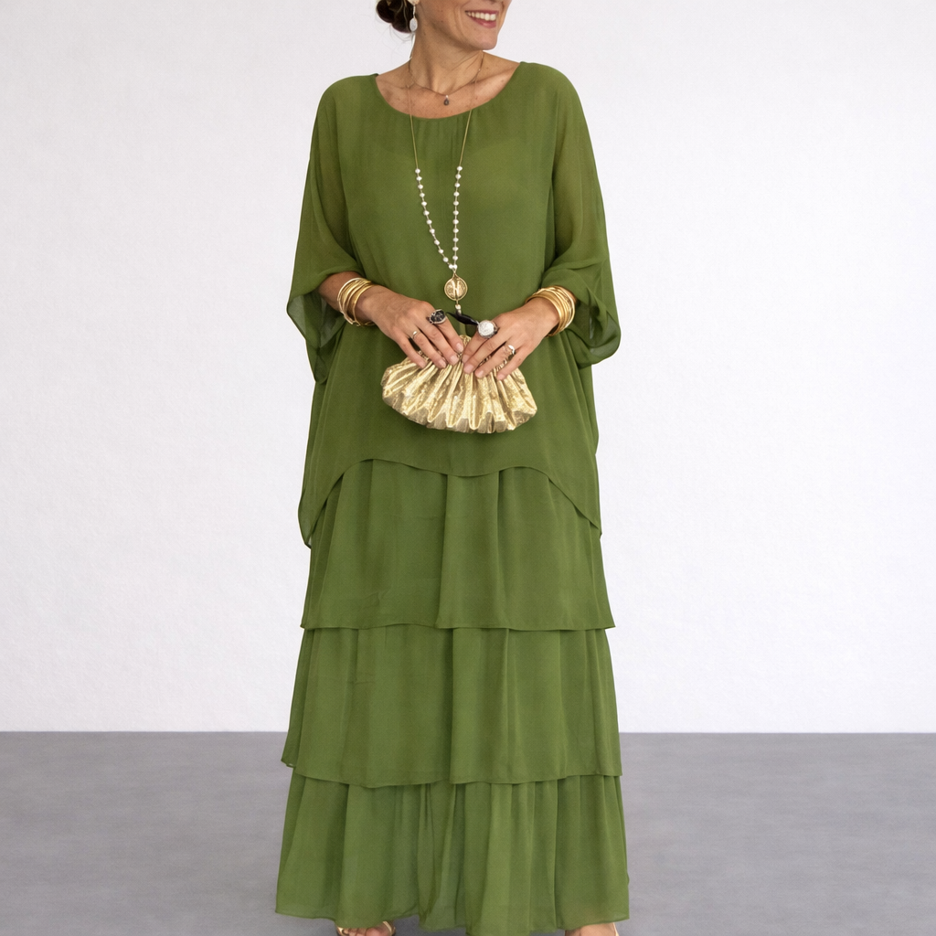 LARA™ | Elegant Flowing Maxi Dress