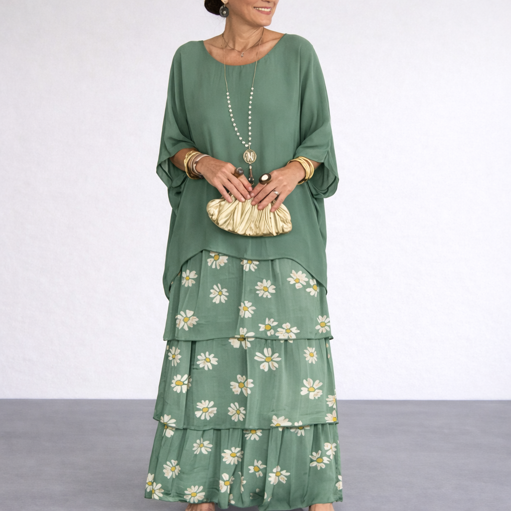 LARA™ | Elegant Flowing Maxi Dress