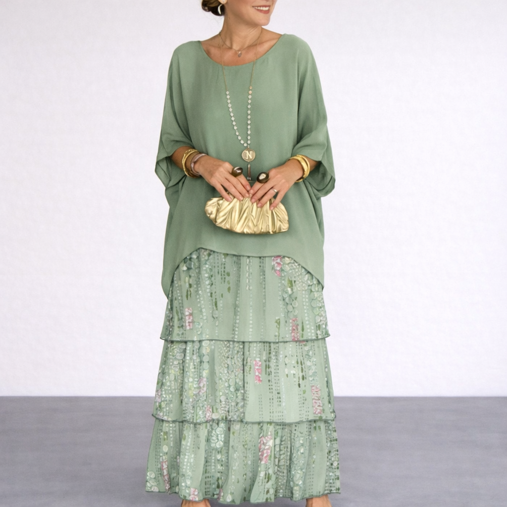 LARA™ | Elegant Flowing Maxi Dress
