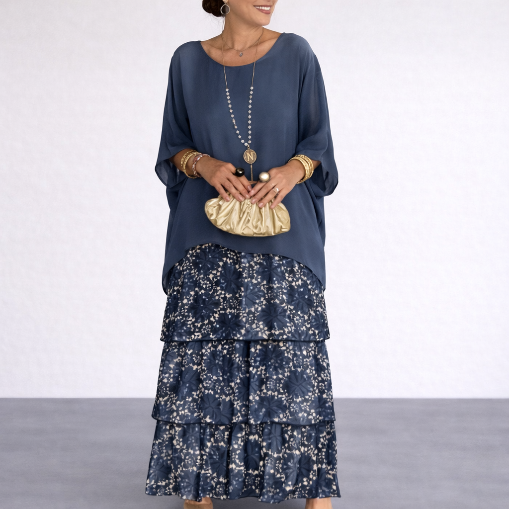 LARA™ | Elegant Flowing Maxi Dress