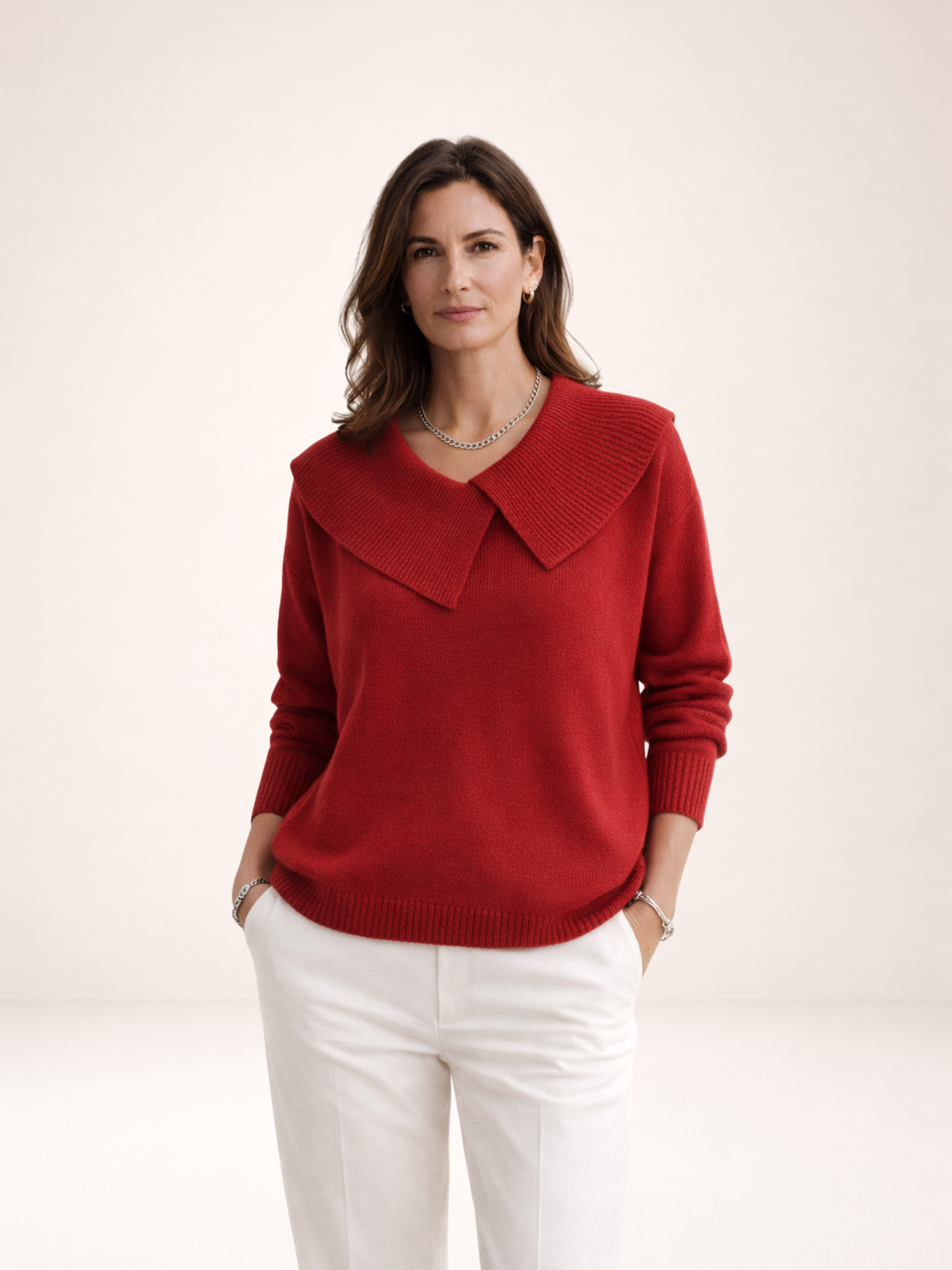 Élise | Modern Collar Sweater