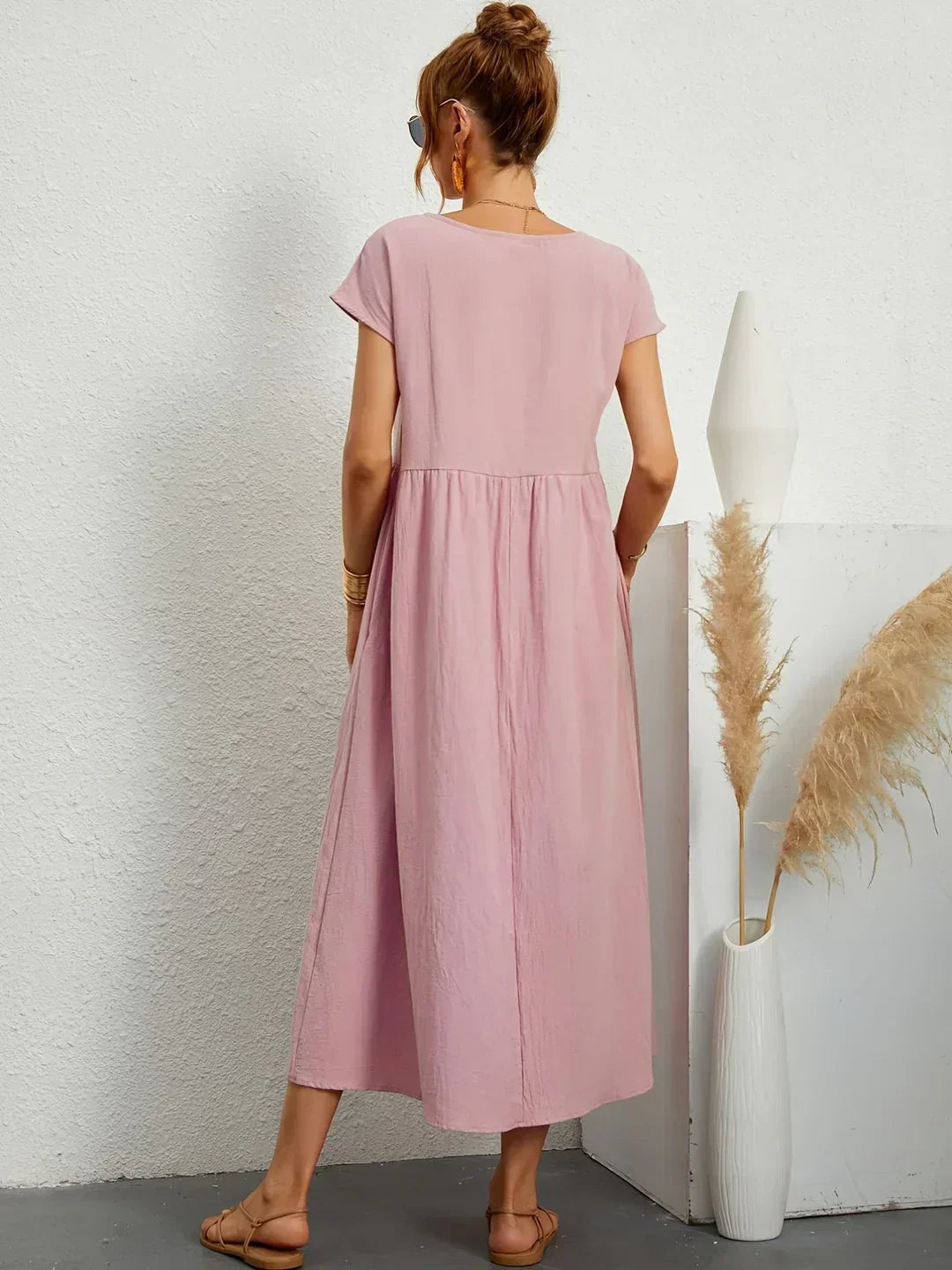 GABRIELLE™ — A Flowing Midi Dress with Timeless Elegance