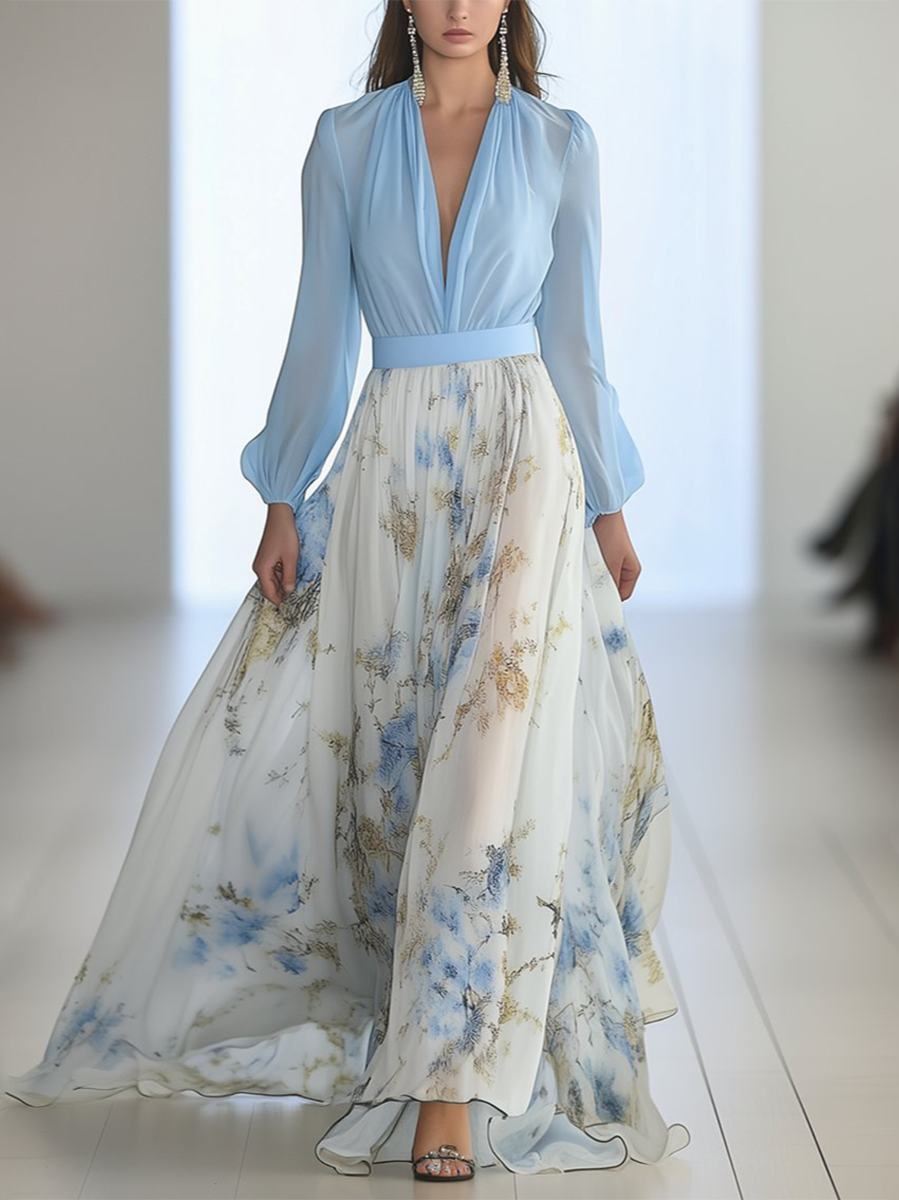 FIONA™ |  Beautiful Maxi Dress with Floral Print