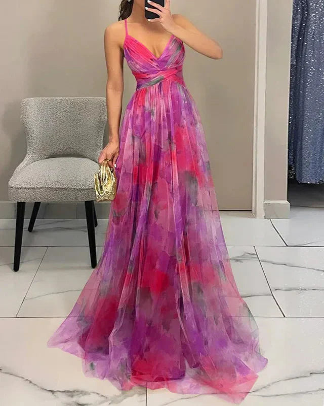 MADELINE™ | Floral Maxi Dress for Effortless Elegance