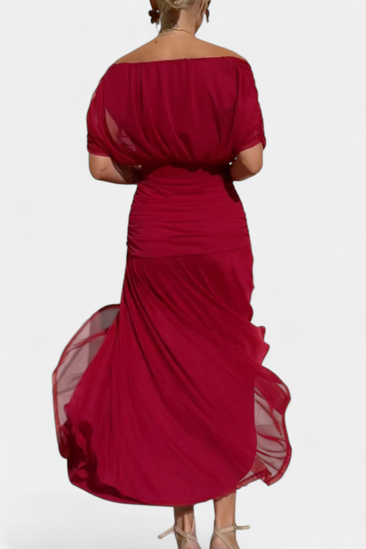 MARELLIA™ | Floral V-Neck Maxi Dress