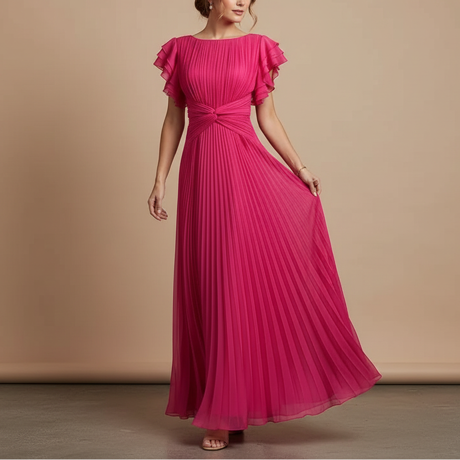 ABIGAIL™ | Pleated Evening Dress