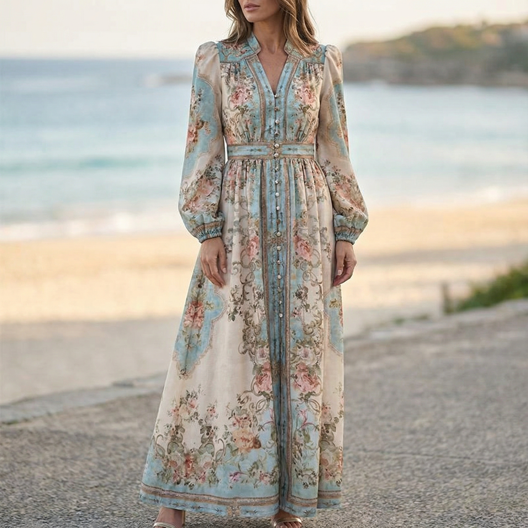 EVELYN GRACE | Floral Maxi Dress