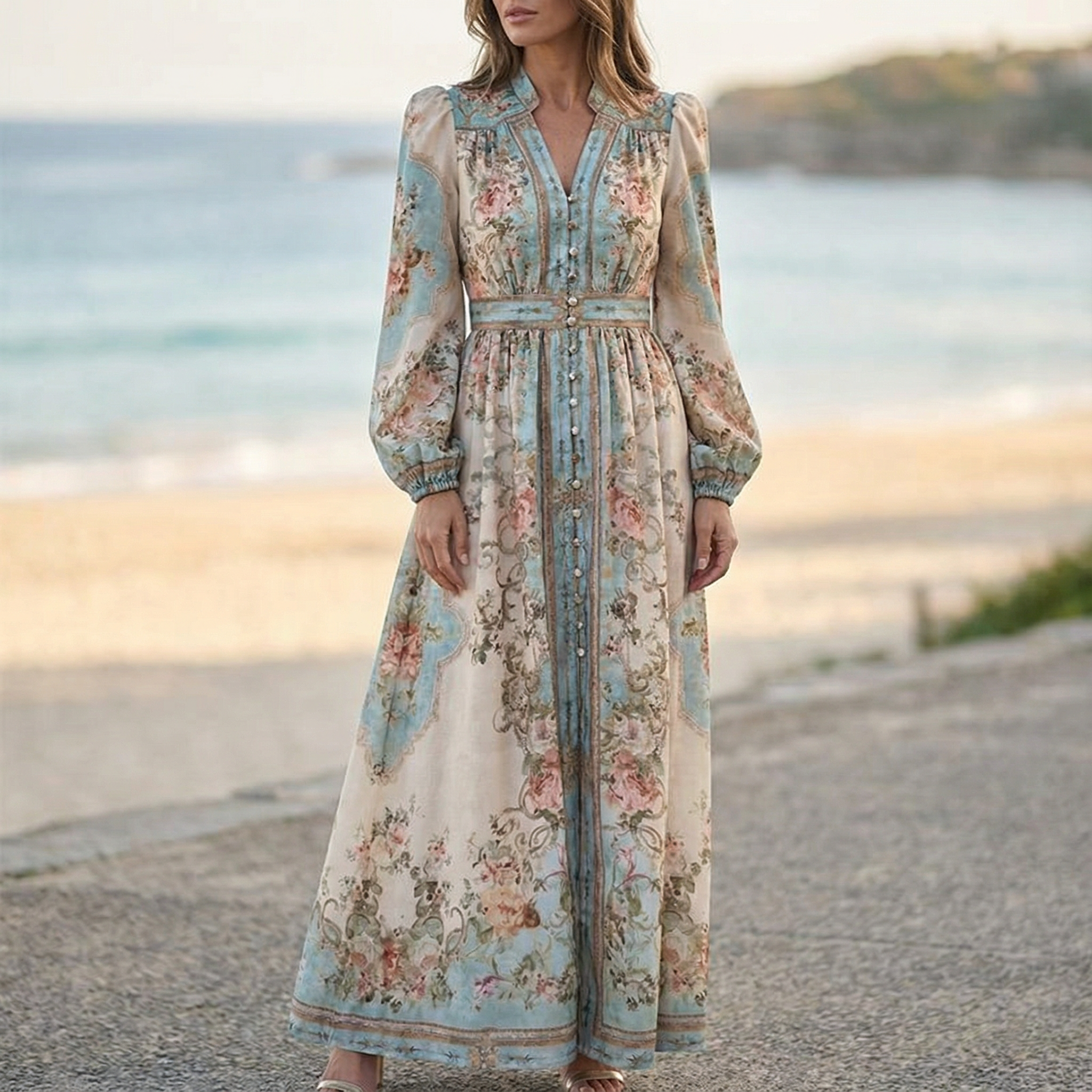 EVELYN GRACE | Floral Maxi Dress
